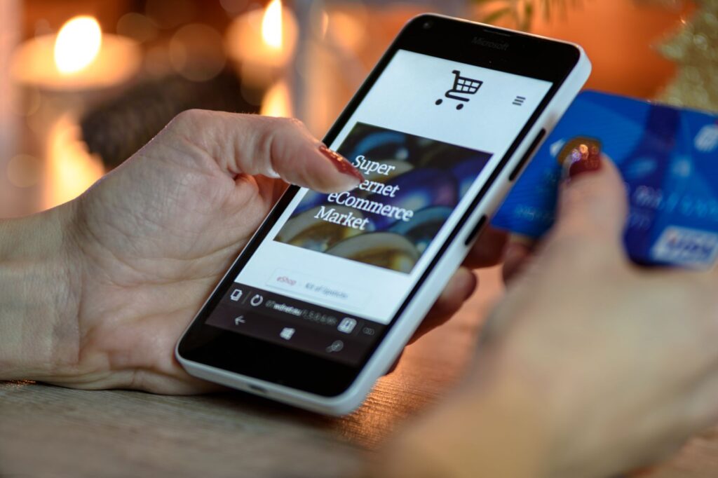 abandoned cart email automation on a mobile phone