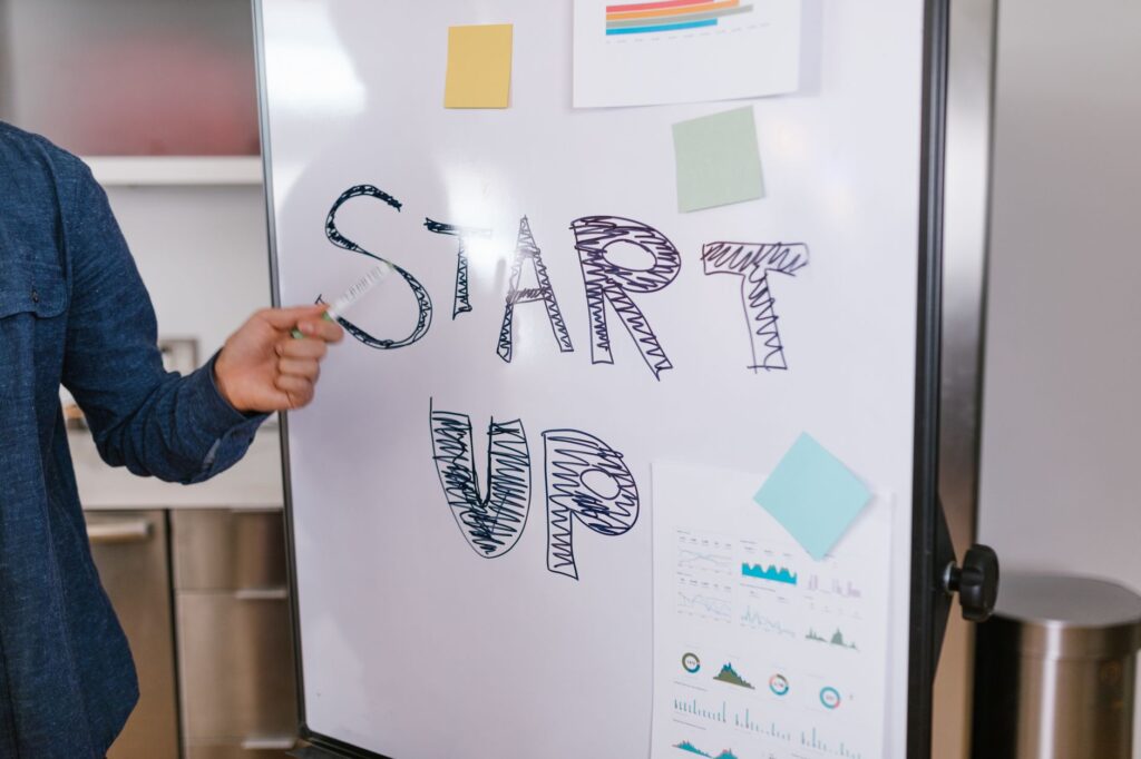 B2B marketing team mapping a LinkedIn Thought Leader Ads playbook on a whiteboard