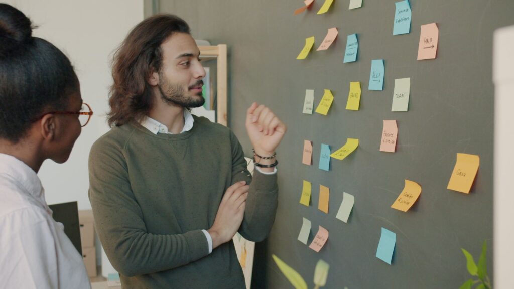 cro team prioritising test hypotheses on a whiteboard