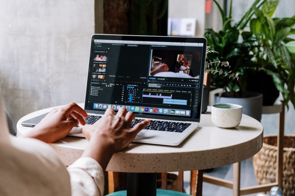 editing an Instagram Reel on a smartphone with a video editing app