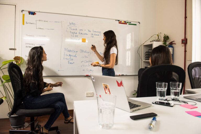 Indian marketing team planning digital marketing trends 2026 strategy on a whiteboard