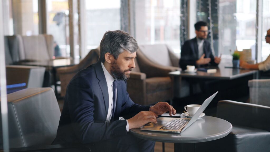link building outreach email being written on a laptop