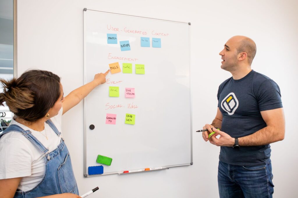 Marketing team planning original YouTube Shorts content